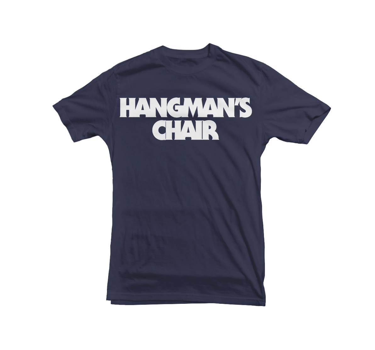 HANGMAN'S CHAIR "Not supposed to be positive" Navy T-Shirt